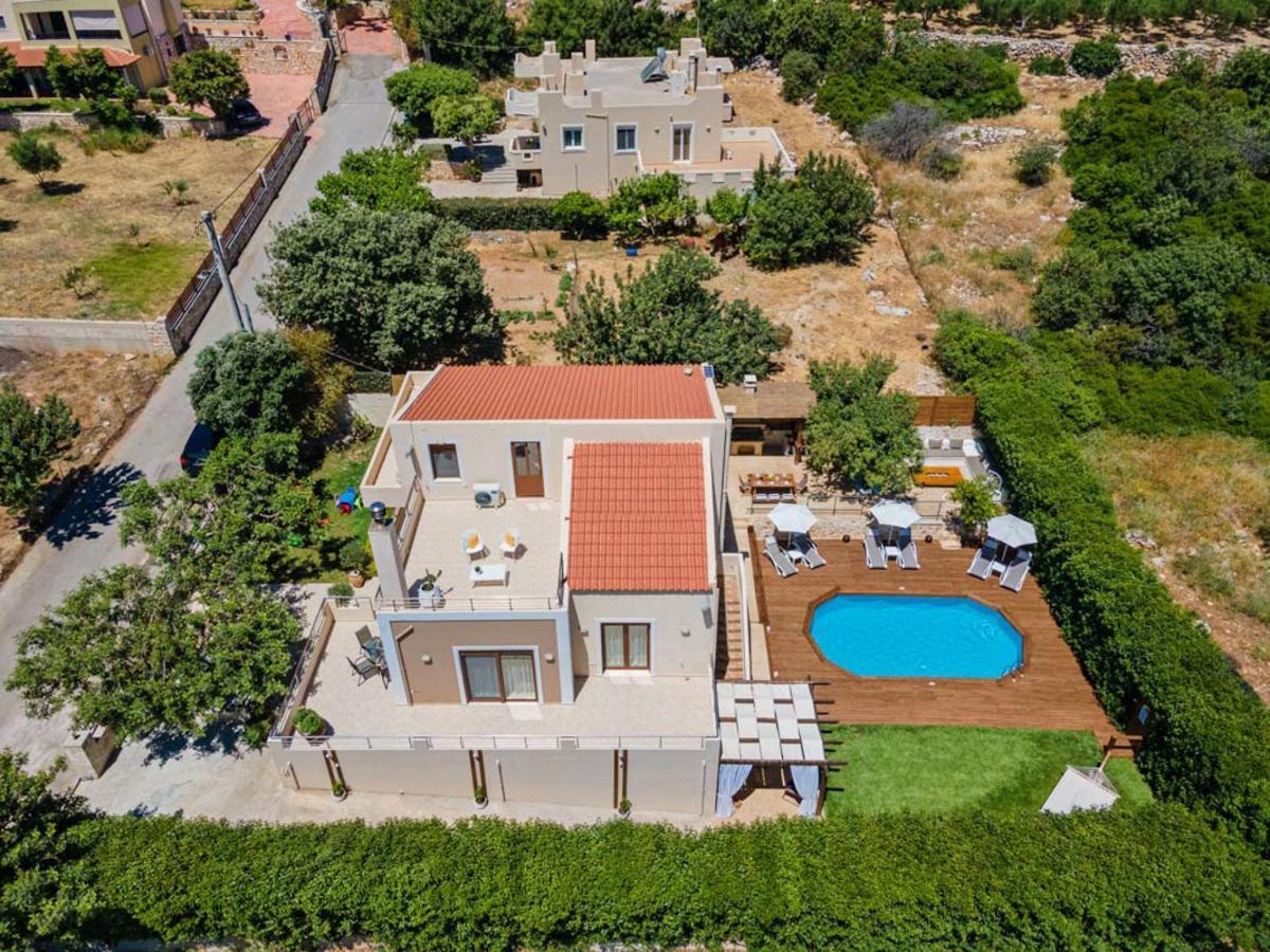 Villa Ellovos With Private Pool Rethymno Exterior foto