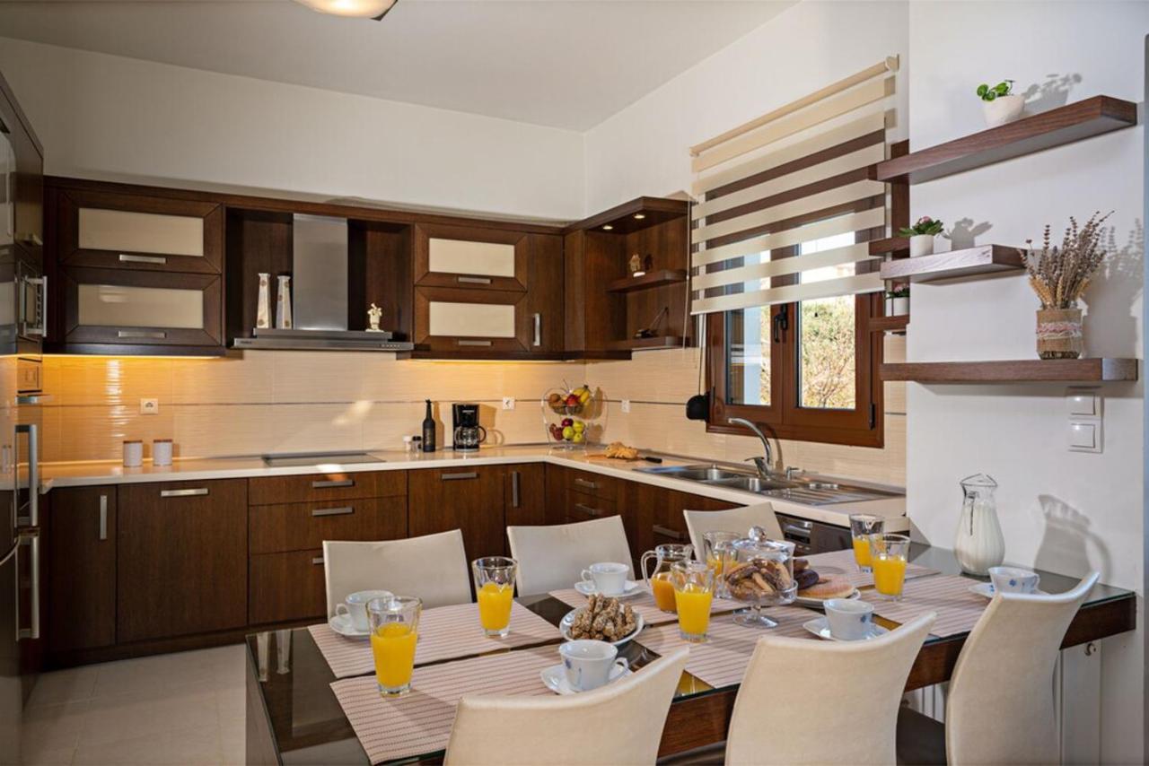 Villa Ellovos With Private Pool Rethymno Exterior foto