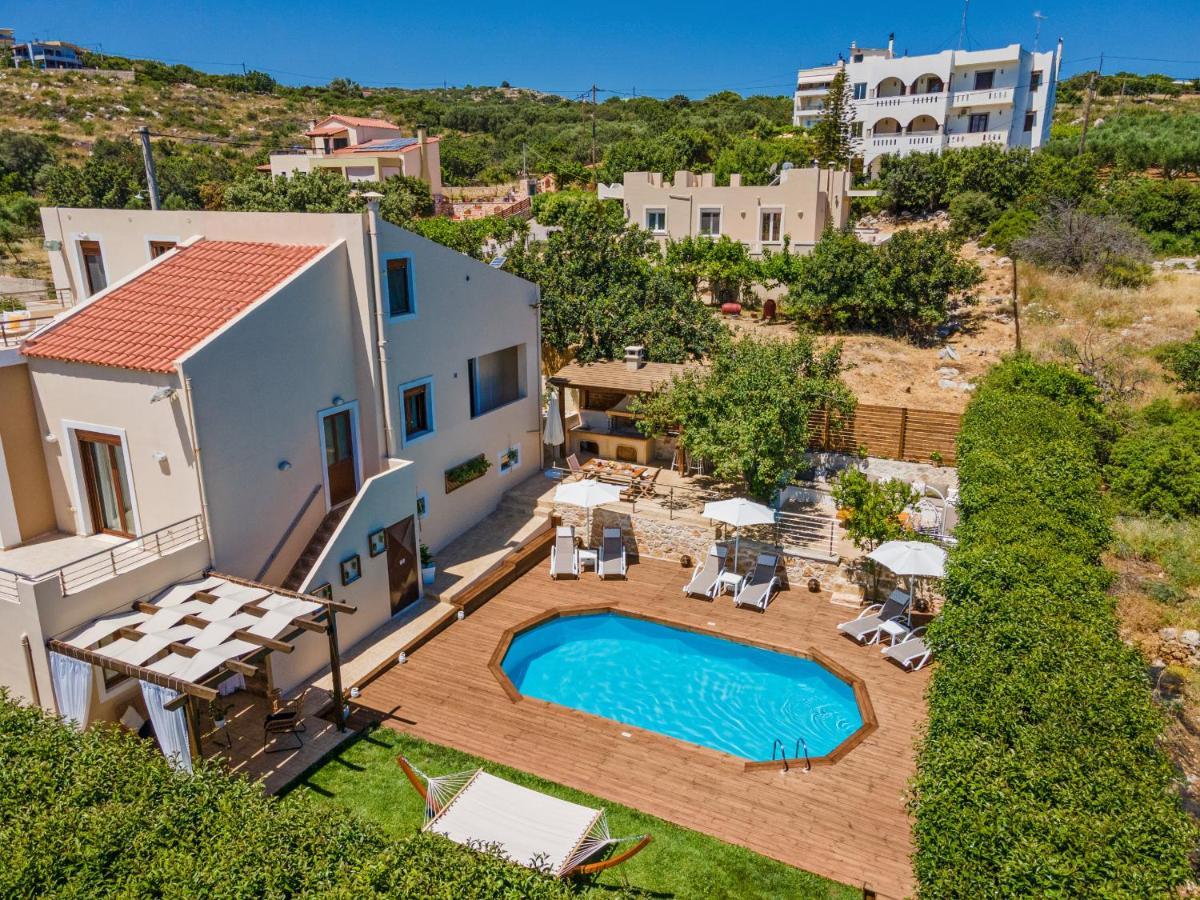 Villa Ellovos With Private Pool Rethymno Exterior foto